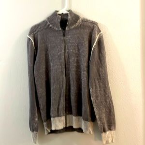 Mens zip cardigan
